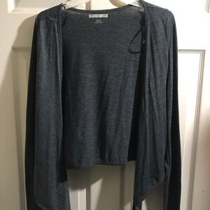 Forever 21 Charcoal Cardigan Top
